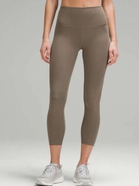 Lululemon Wunder Train High-Rise Crop 23" Nomad